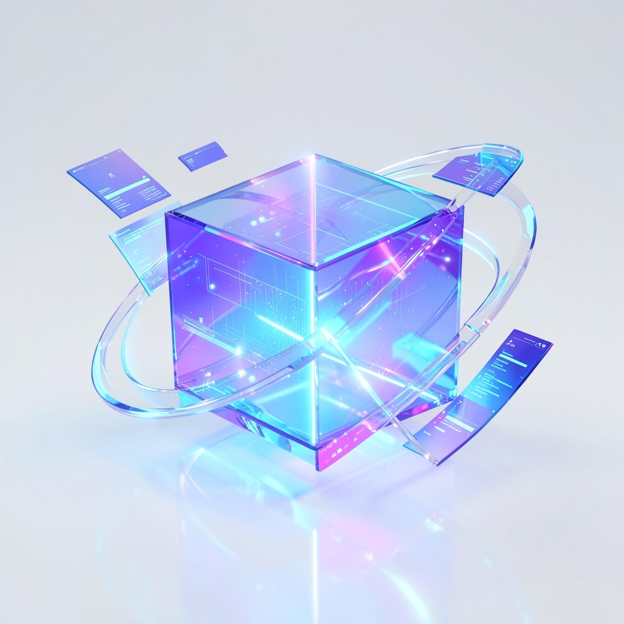 惠融宇 3D 互联网平台三维数字空间示意